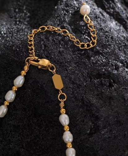 Collier perles d'eau douce naturelles bijou tendance pour votre style