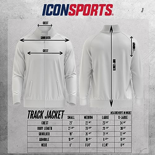 Icon Sports FCB52TJ-N-XL Fc Barcelona Jacket – Official Men’S Casual Full Zip Up Track Jackets Barca Fcb World Soccer Football Club Fcb52Tj-N thumb #4
