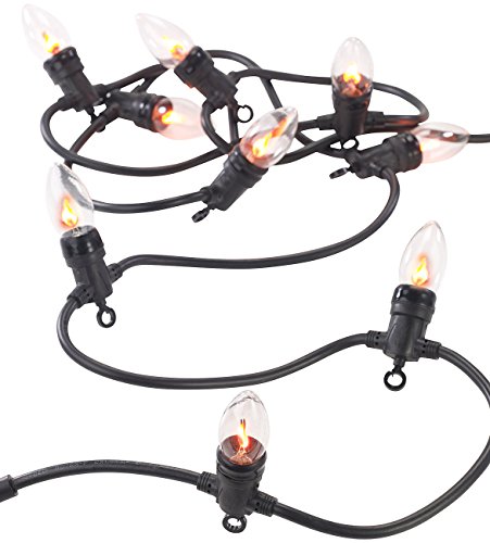 Guirlande lumineuse effet flammes Lunartec pour illuminer vos soirées d'été en terrasse