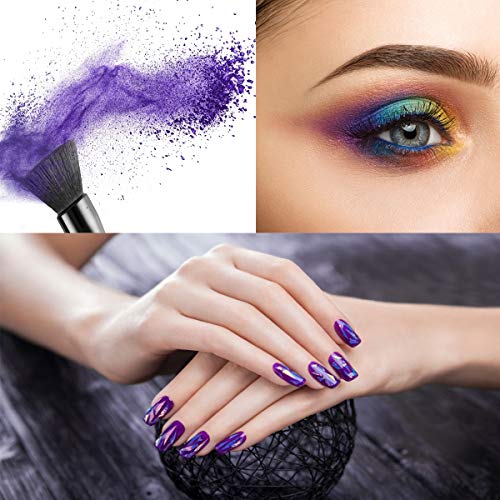 Mica Powder - 100G/3.5Oz. Purple Mica Powder For Epoxy Resin Violet Natural Shimmer Resin Pigment Powder Dye For Soap Making, Slime, Bath Bomb, Candle Making, Diy Crafting Projects #TOP3