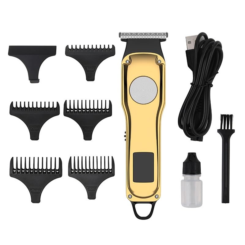 YUSIWOAL Hair Clippers Retro Oil Head Electric Hair Clipper Carved Hair Clippers Cordless Barber Clipper Haircut Set Professional Hair Timmer Machine