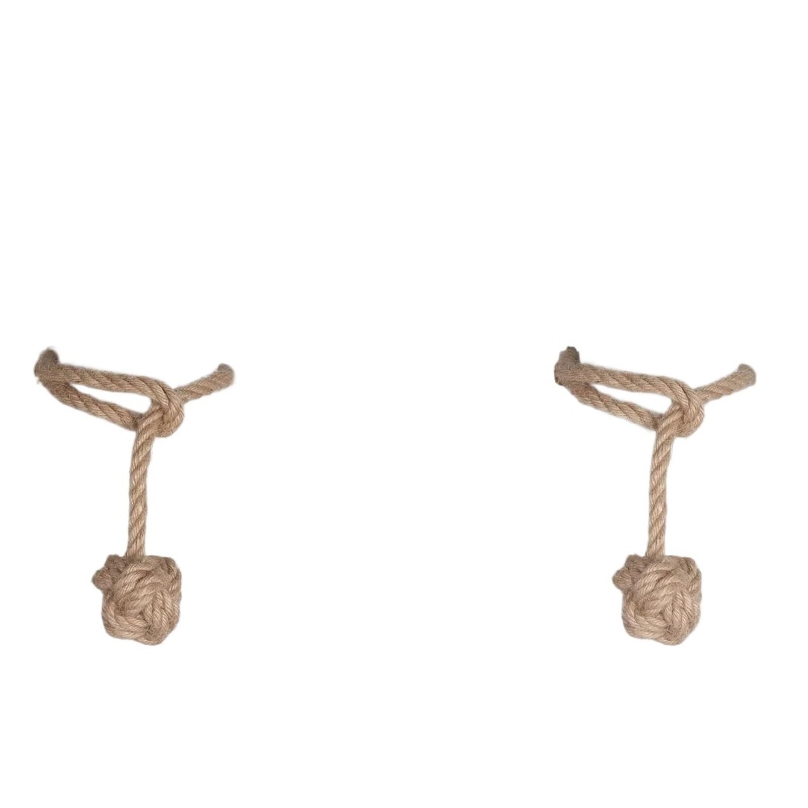 UALXPAO Jute Rope Curtain Tieback 1Pairs Curtain Tiebacks