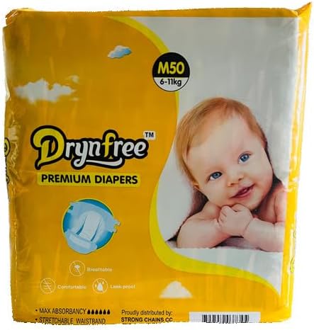 Premium Diapers - Medium Size (1x 50 Pieces)