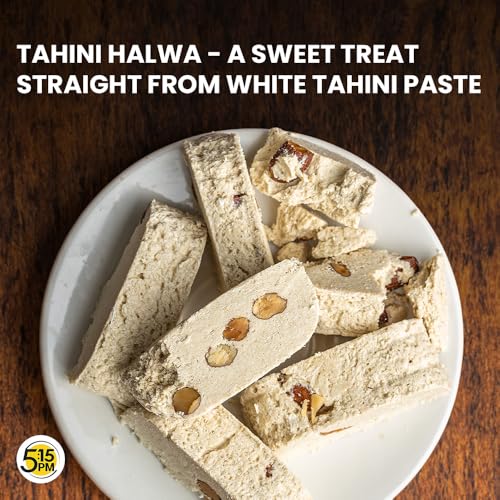 Image of 5:15 PM Tahini Paste 300g | White Tahini for Hummus | Tahini Sauce | Ground Hulled Sesame Seeds Paste Smooth & Creamy Natural for Hummus, Baba Ghanoush, Salad Dressings and More (Pack of 3)