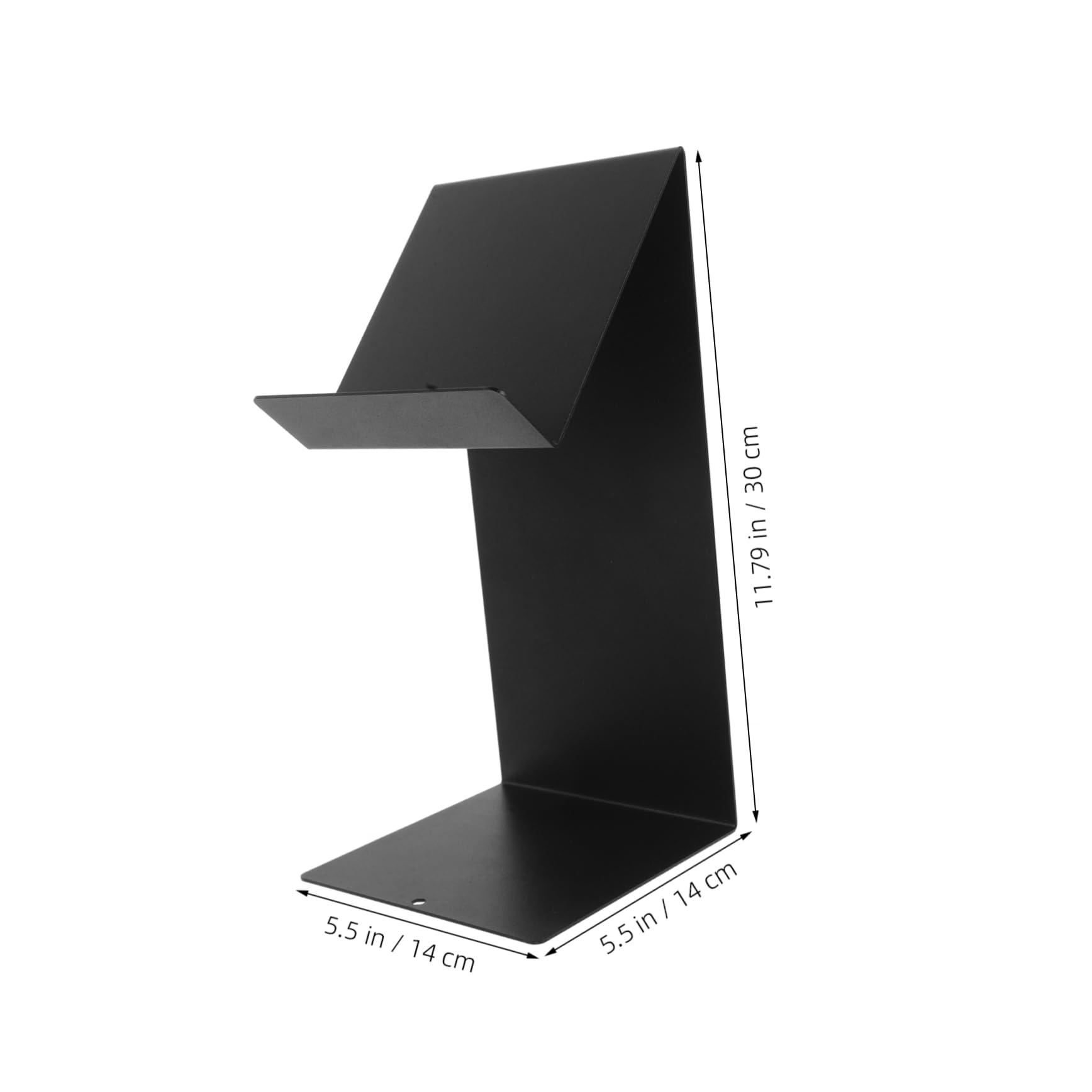 Yardenfun Metal Bookstand Unique Bookshelf Storage Book Shelfs Display Case Shelf Industrial Bookshelf Recipe Holder Cook Book Holder Classroom