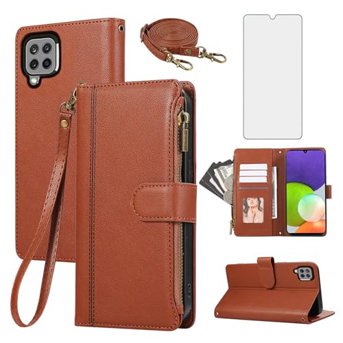 Coque Samsung Galaxy A22 4G portefeuille pour ranger cartes et monnaie sans s'encombrer