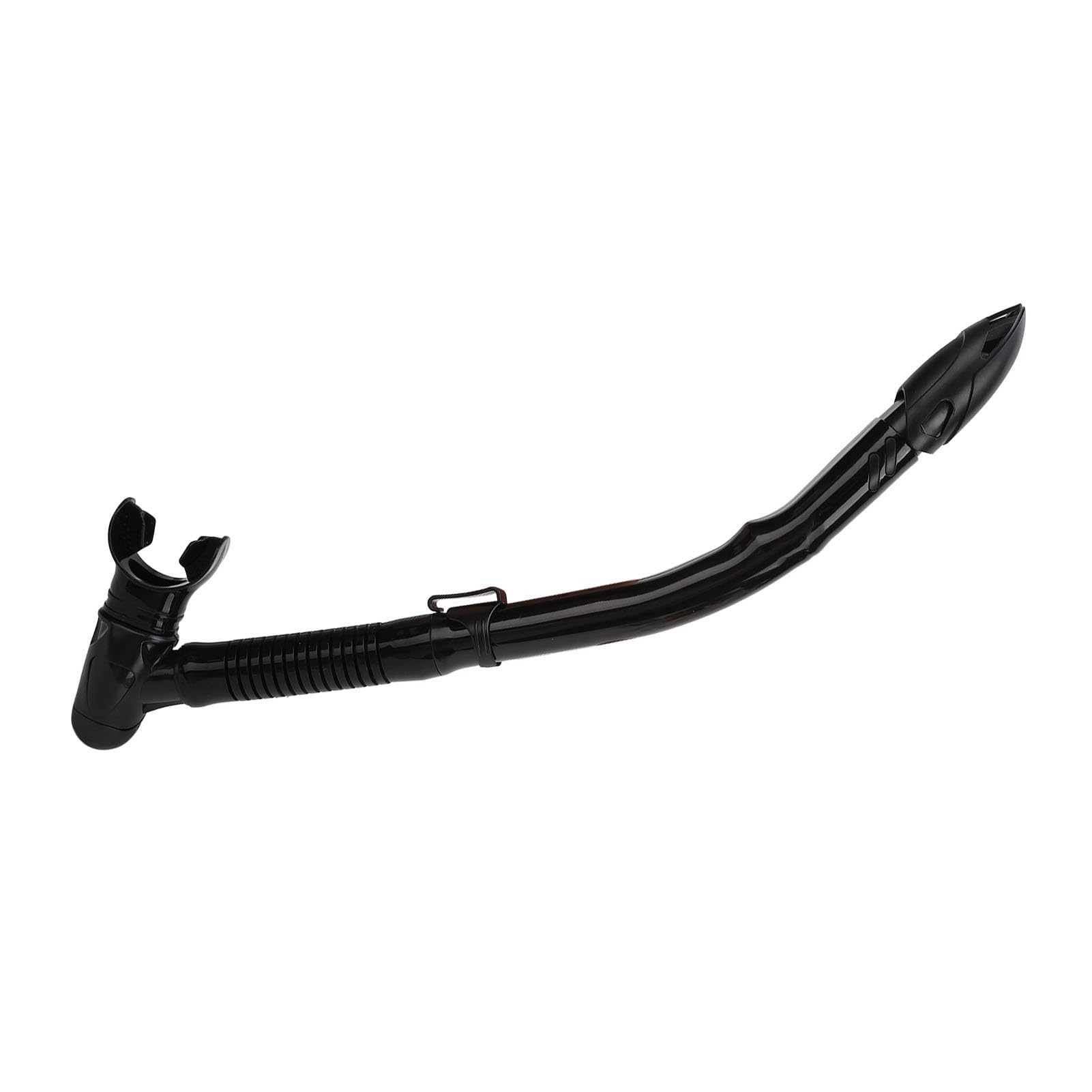 Tubo Respirador de Buceo, Tubo de Respiración de Buceo con Punta en Forma de Aleta ABS de Silicona Semi Seco para Bucear