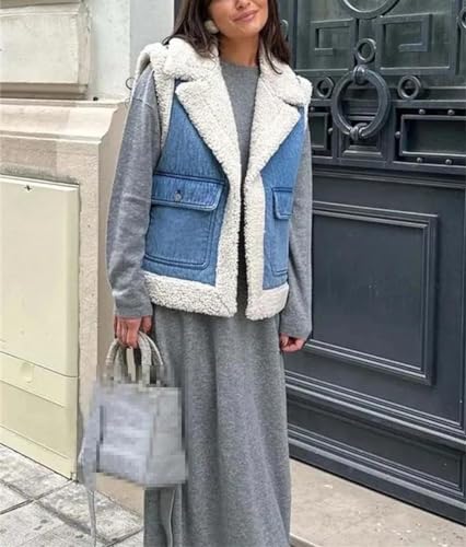 Chaleco vaquero para abrigarse del frío sin perder estilo en invierno 2