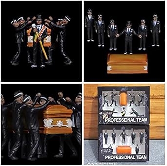 Amazon Co Jp 黒棺手箱入りモデル装飾10センチメートル8個 6個の第二世代黒棺ダンスセットのおもちゃ 適切な机リビングルーム オフィス Diy 工具 ガーデン