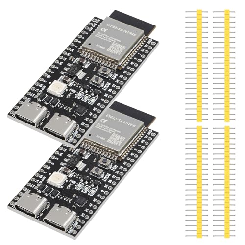 Image of 2PCS ESP32 ESP32-S3 Development Board Type-C WiFi+Bluetooth Internet of Things Dual Type-C Core Board ESP32-S3-DevKit N16R8 Development Board ESP32-S3 Module