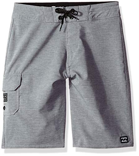 Billabong Boys' All Day Pro Boardshort, Grey Heather, 22
