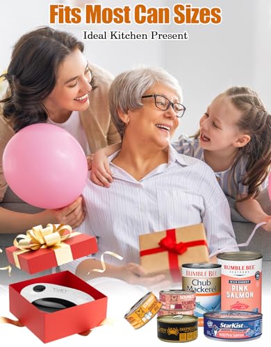 YUET Electric Can Opener, Rechargeable Electric Tin Opener with Magnetic Lid Lifter for Round Oval Square Cans, One-Touch Automatic Open & Close for Seniors, Arthritis - Image 3