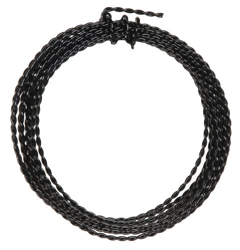 Darice, Alum Wire 18GA 2-PLY Black/Black X3Y DWO