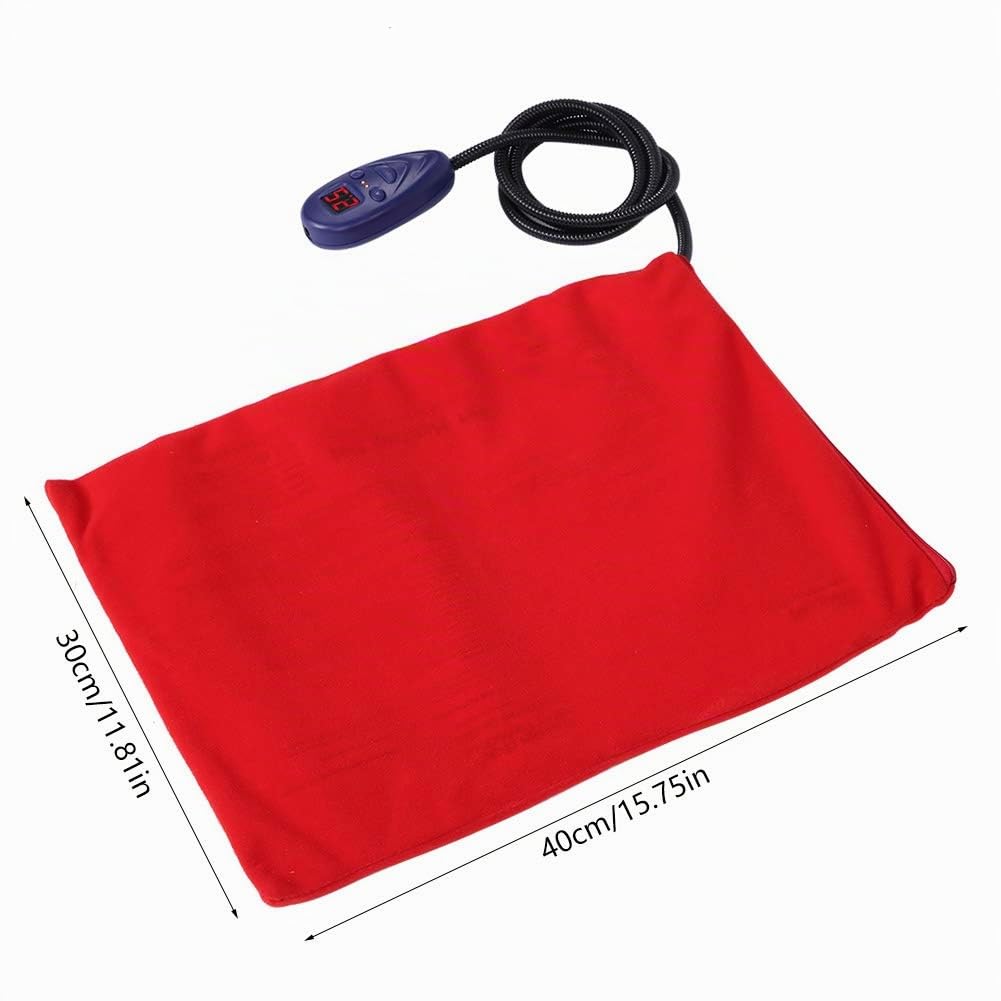 YOUTHINK Coussin Chauffant pour Animaux de Compagnie, Tapis Chauffant électrique pour Animaux de Compagnie Cordon Résistant Aux Mâchoires Coussin Chauffant électrique pour Chiens et Chats