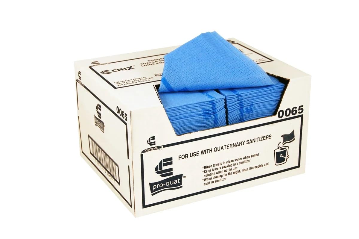 Amazon.com: Chix Pro-Quat Food Service Towels, Medium Duty, 13 x