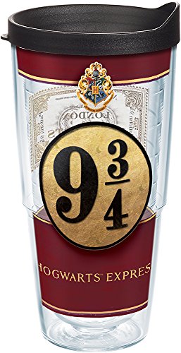 Tervis Harry Potter - Platform Nine and Three-Quarters Insulated Tumbler with Wrap and Black Lid, 24 - //coolthings.us