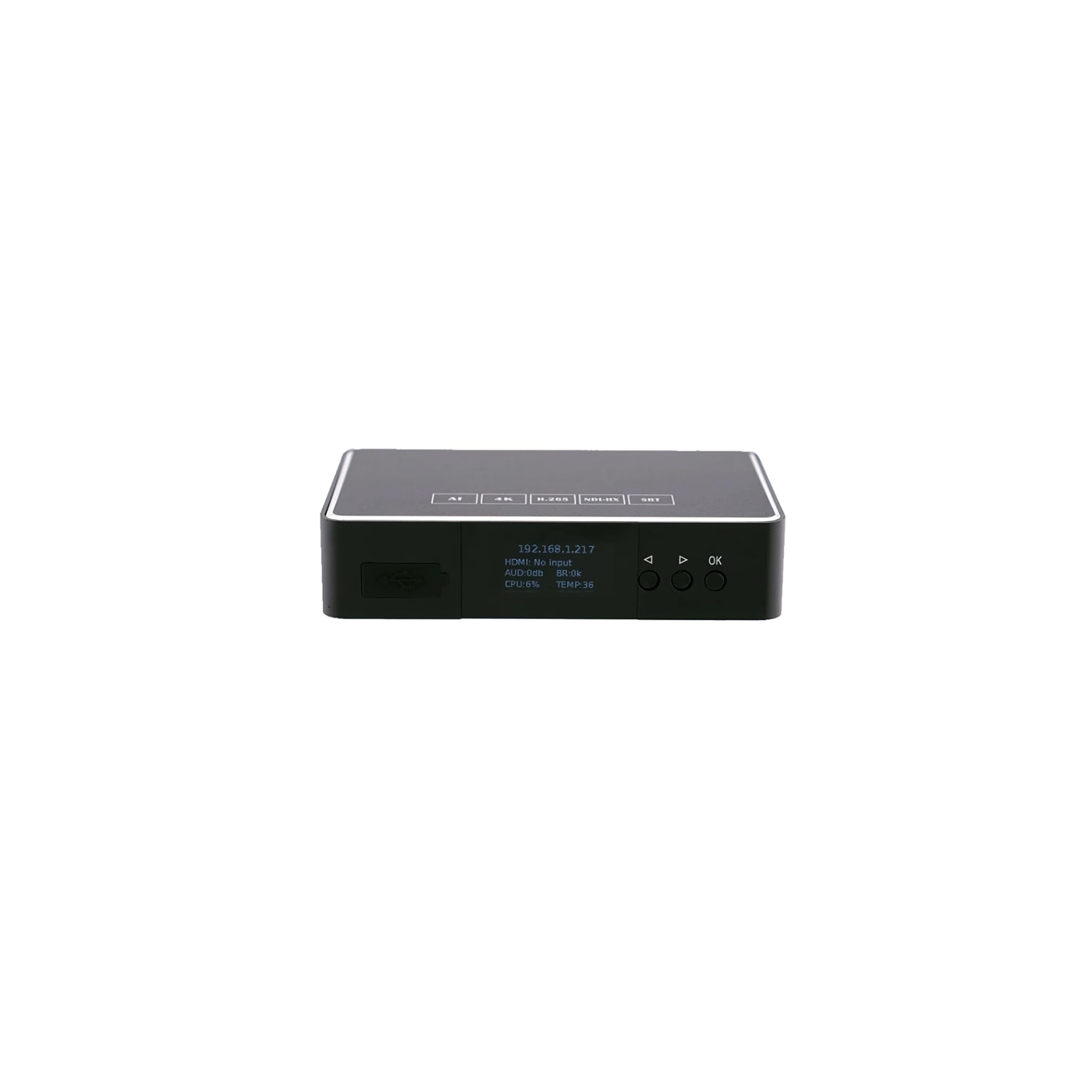 WayPonDEV Link Pi ENC1-V3 4K NDI HDMI Encoder Decoder, Support SRT/RTMP/RTSP/HTTP/ONVIF/HLS Transmission, 1080P HD Video Encoder for YouTube Facebook Twitch Live Broadcasting
