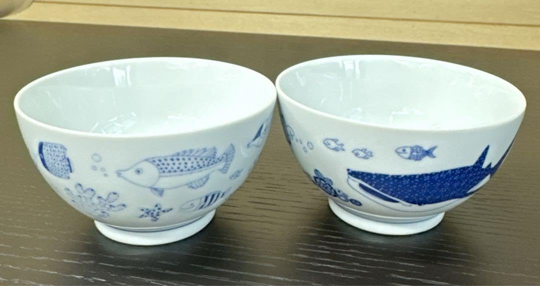 Amazon | Queico natural69 ココマリンシリーズ ジンベイサメ 魚 茶碗