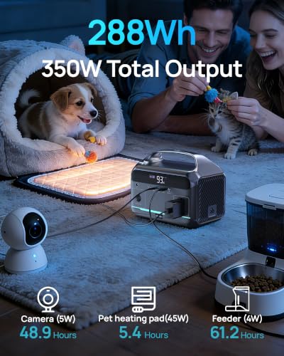 Image of DARAN 350W Portable Power Station 600W Surge, 288Wh with