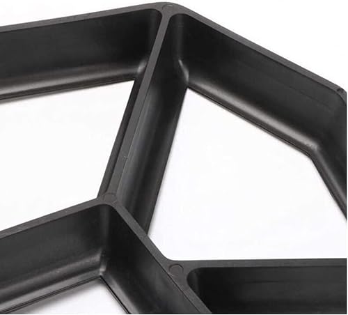 Miniatura 6 de 2 paquetes de moldes de losa de hormigón, molde para pavimento irregular, ladrillo para patio, losa de hormigón, camino, camino, marco, bricolaje,