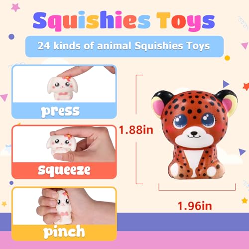 Save 18% on 24PCS Animal Squishy Toys - Stress Relief Fidget Toys - Image 2