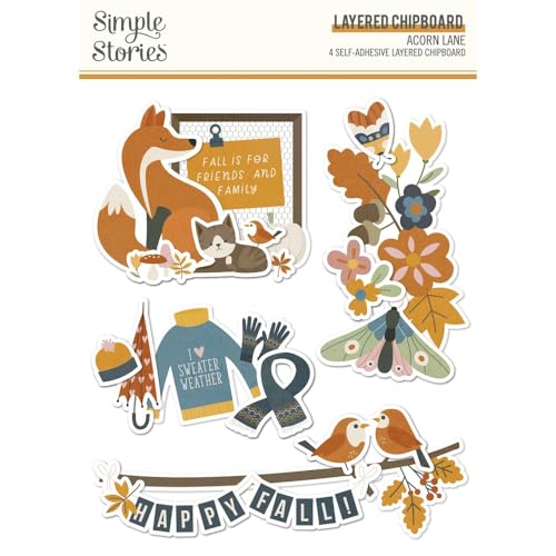 Acorn Lane Layered ChipboardAL21022