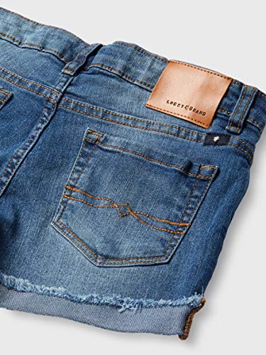 Image of Lucky Brand Girls' Cuffed Jean Shorts, Stretch Denim with 5 Pockets, Mid to High Rise Waist