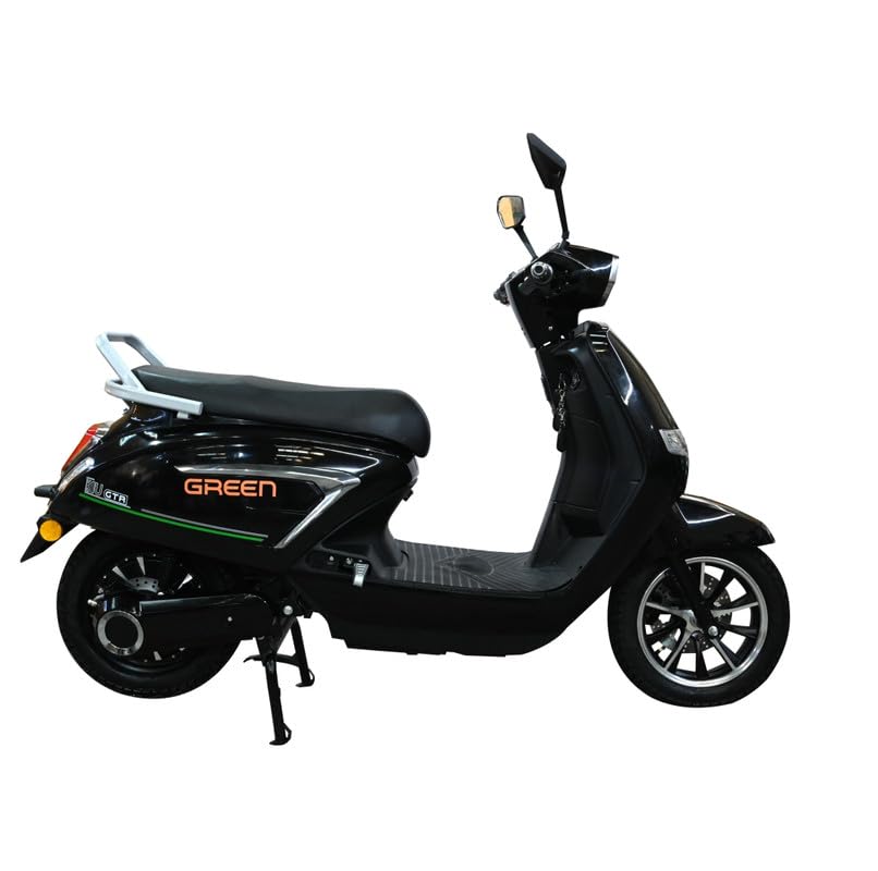 Green Vista Low Speed Electric Scooter Non RTO 60KM Range Black w...
