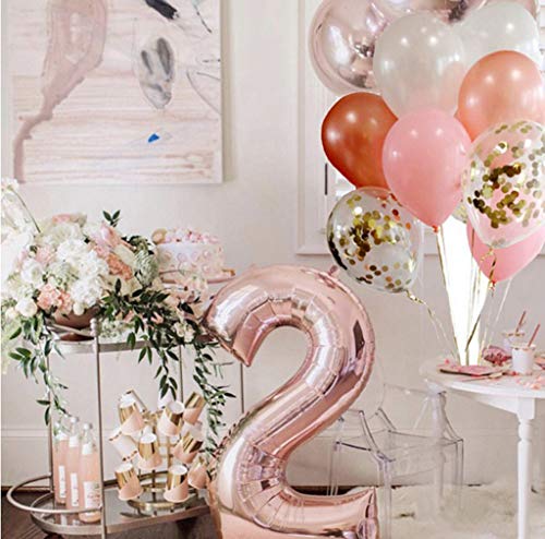 Ballon voor de 27e verjaardag decoratie vrouw roségouden folieballon 27 jaar verjaardag decoratie vrouwen Happy Birthday… - Image 8