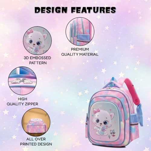 Image of Elios 3D Design Kids School Bag for Kids Age 3 to 6, Preschool Nursery and Grade 1 to 3 | Bags for Boys | Backpack for Girls | Picnic, Travel |Birthday, Diwali, Gifts for Kids
