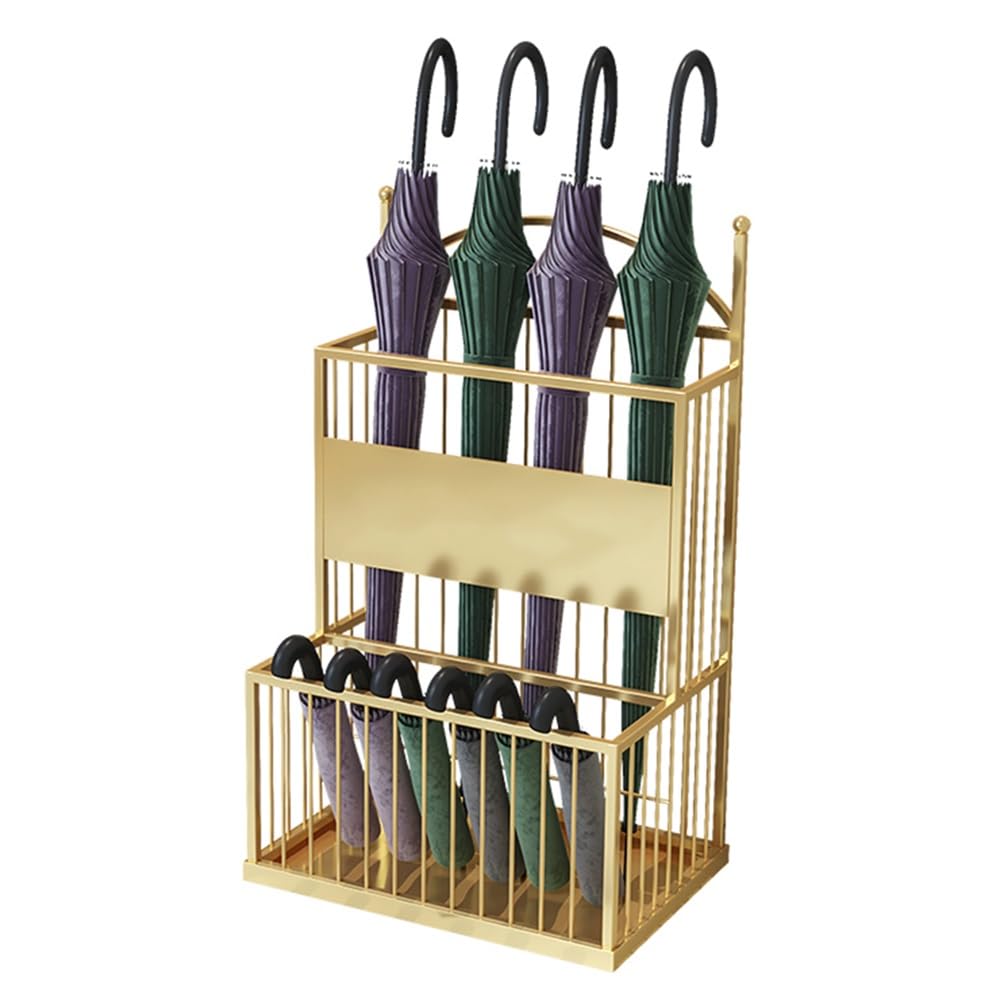Porte-parapluies avec bac égouttoir pour éviter les sols mouillés en café