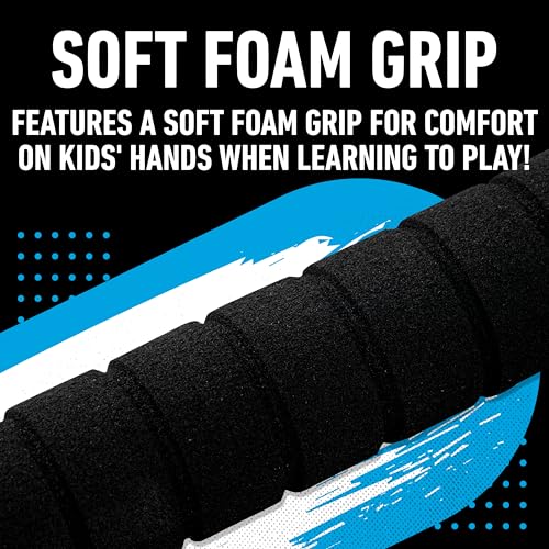 Image of Franklin Sports Miami Marlins Foam Bat & Ball Set - 21 inch Soft Jumbo Team Baseball Bat and Ball Team Logo - MLB Official Licensed Product