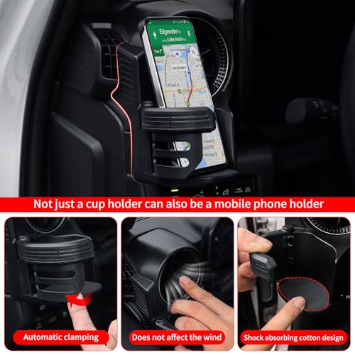 Portavasos para Toyota Land Cruiser 2024-2026 y Prado LC250 miniatura 6