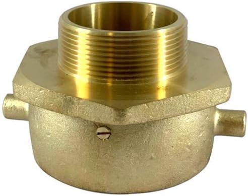 Dixon Valve SM25F15T Equiv. Adapter, Brass, 2.5" Female NH/NST, 1.5" Male NPT, Pin, Swivel, Fast