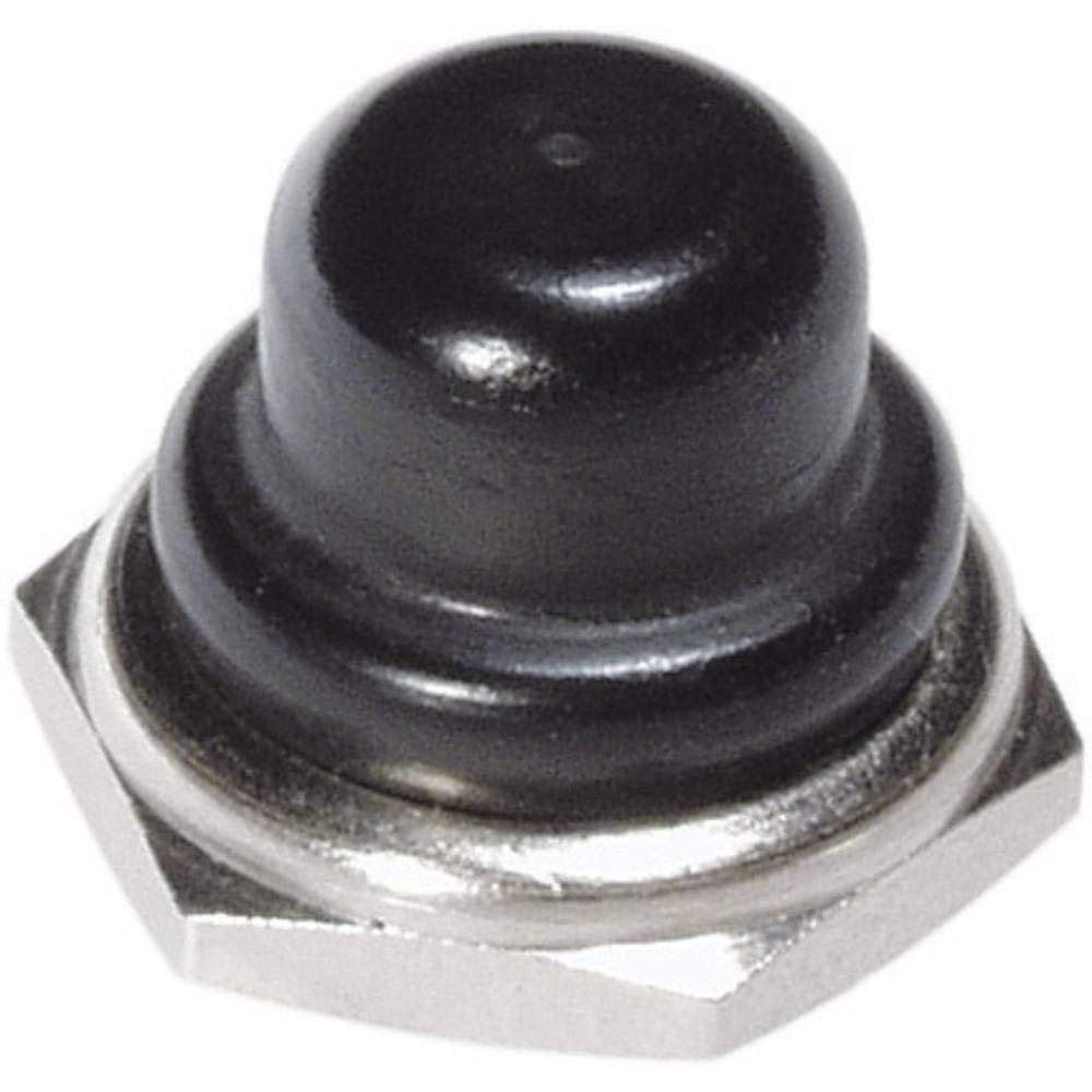APEM U31 Seal Cap Nickel-coated Black