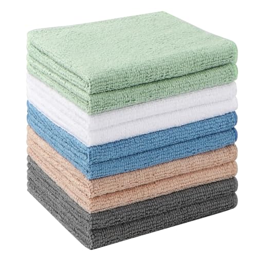 Image of UNIMADE Washcloths 10 Pack Face Towels (12 inch x 12 inch), Highly Soft Wash Cloths