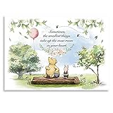 7x5ft Vintage Bear Backdrop for Boys Girls Baby Shower Photography Classic Bear Background Newborn Kids 1st Birthday Party Cake Table Decorations Banner Photo Studio Props Supplies