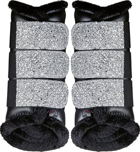 Bottes cheval lavande HKM Sparkle L aux reflets brillants