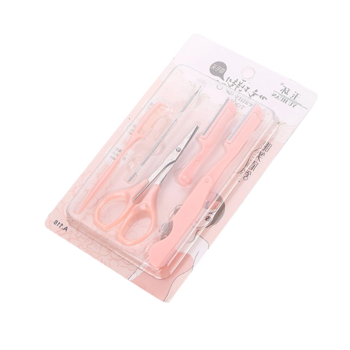 Outanaya Facial Hair Removal Eyebrow Razor Set Razors for Women Eyebrow Trimmer Random Color