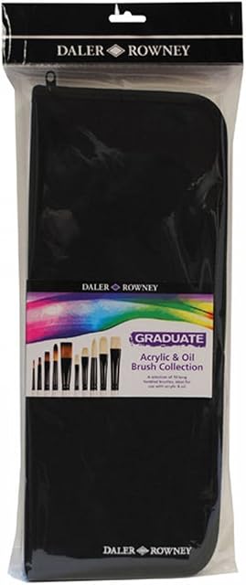GRADUATE BRUSH ZIP CASE 10 BRUSHES LH
