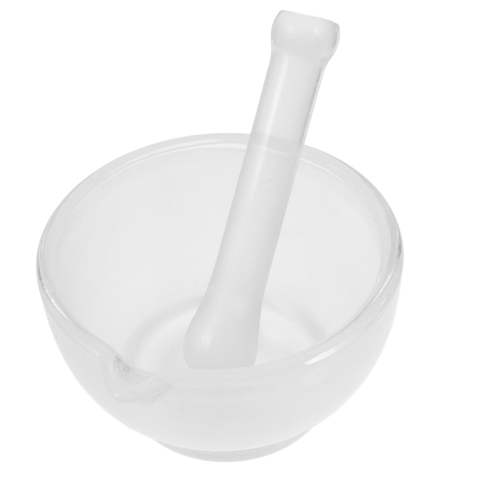 Alipis 1 Set Glass Set Laboratory Mixing Bowl Functional Mixing Bowls Mortars Large Kitchen Experiment Multifunctional Powder Pestle Lab Pestle Labs Supplies Transparent Glass