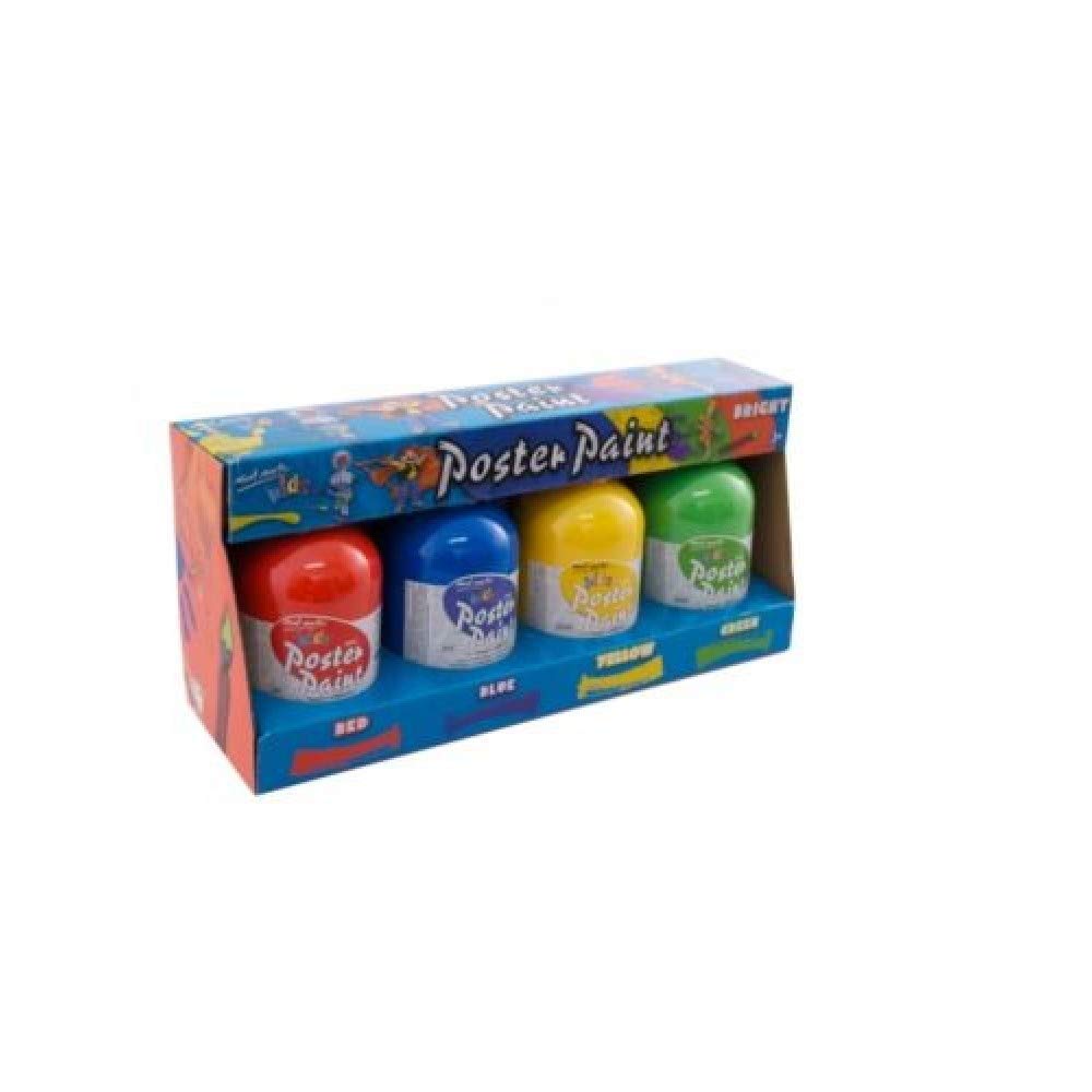 Mont Marte Poster Paint 250 ml 4-Pieces, Bright