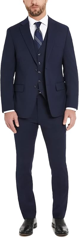 Tommy Hilfiger TH Flex Suit - campera separada para hombre, azul marino, 36 regular | Ajuste moderno