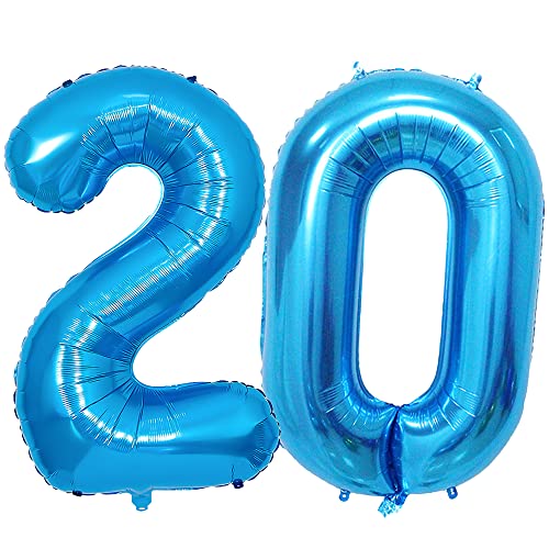 FAMULIA 20 数字 風船 バルーン 誕生日 大きい 2個セット