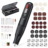 Focenat 8V Strumento multifunzione e 61 accessori, Utensile Rotante a 5 marce, 23000 giri/...