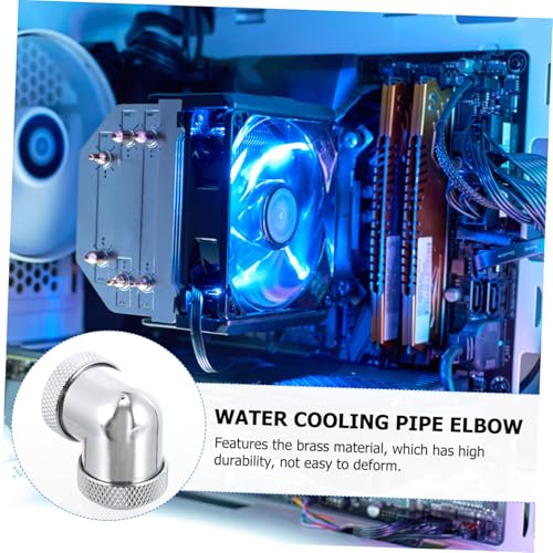 Conector giratorio para refrigeración por agua de computadora ideal para modificar cajas compactas 5