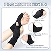 2 guanti a compressione per artrite, fascia elastica per pollice, bendaggio stabilizzante per il polso, polsino e articolazioni