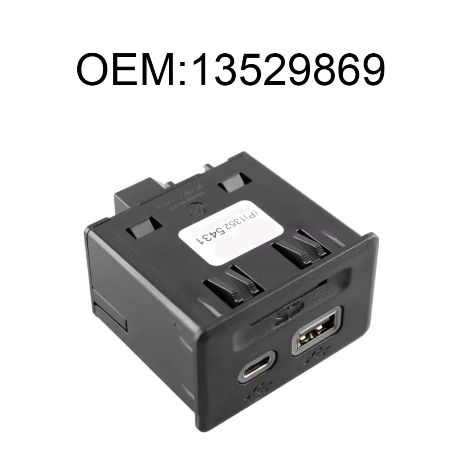 Compatibile Con GMC Per Acadia 2020 Per Sierra 1500 2019 Sostituzione Auto Presa Di Ingresso AUX Porta Adattatore Di Interfaccia USB 13529869 Adattatore USB AUX