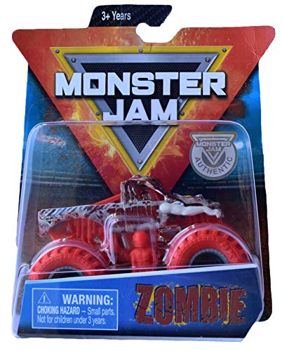 Monster Jam Hot Wheels 1:64 Scale Zombie with red Wheels