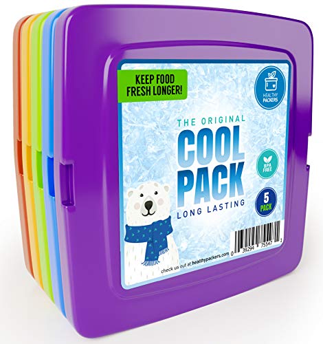 Healthy Packers Cool Pack, Slim Ice Pack for Lunch Box - Quick Freeze